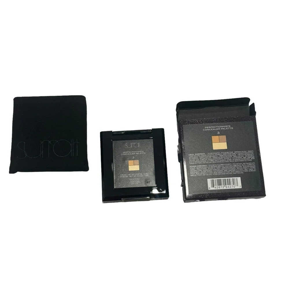 Surratt Warm Peach /Light Tan /Yellow Powder Perfectionniste Concealer Palette 3
